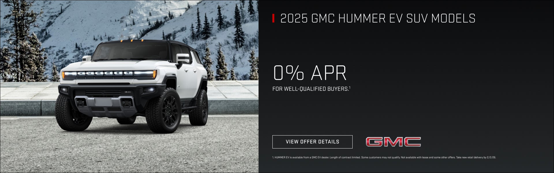 0% APR for well-qualified buyers.1