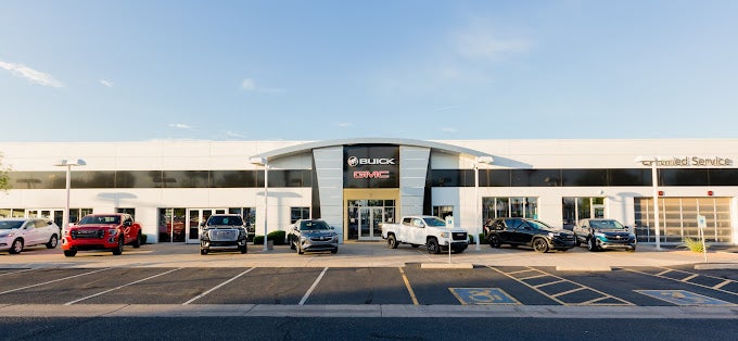 Front of Earnhadrt Buick & GMC Dealership