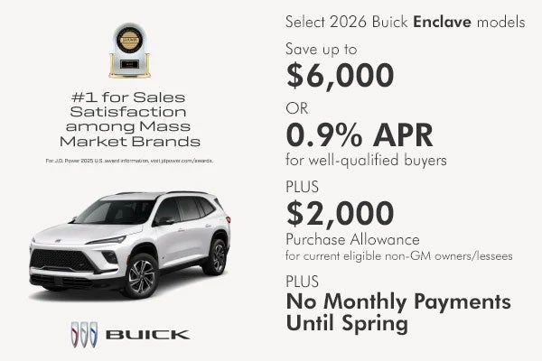 Save up to $6,000 on a New Enclave