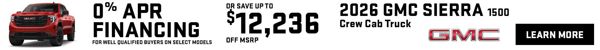 2026 GMC Sierra 1500 Crew Cab Truck