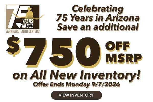 Save an additional $750 off MSRP